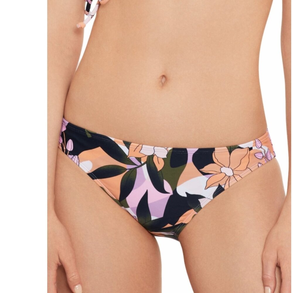 SALT + COVE Juniors Floral-Print Hipster Bikini Bottoms Multicolor Large